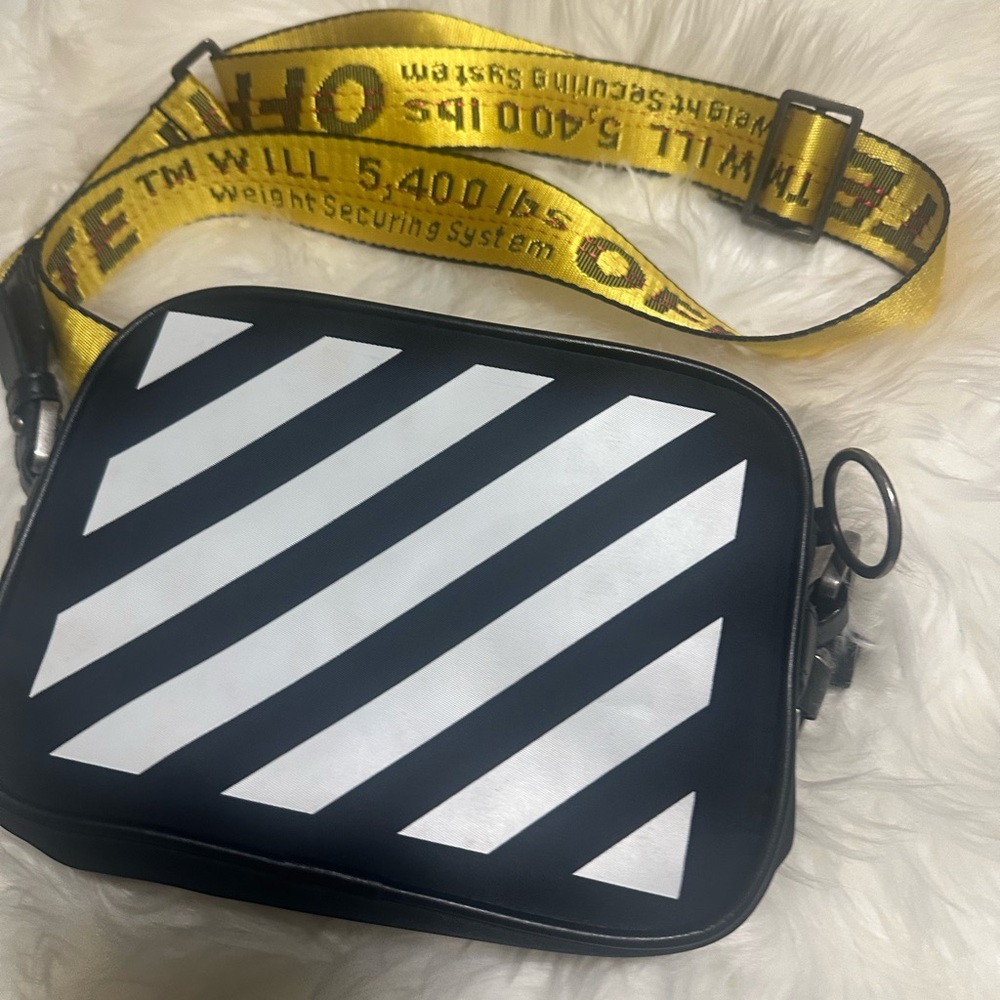 Off-White Crossbody Shoulder Messenger Bag